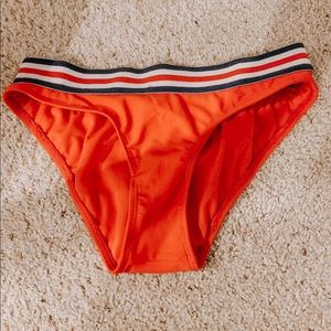 red, white, and blue bikini